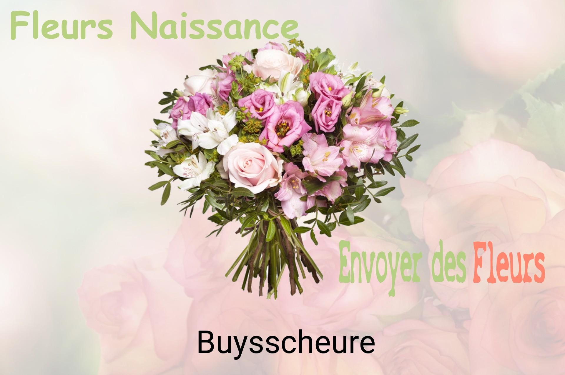 Bouquet de fleurs de naissance livré à Buysscheure